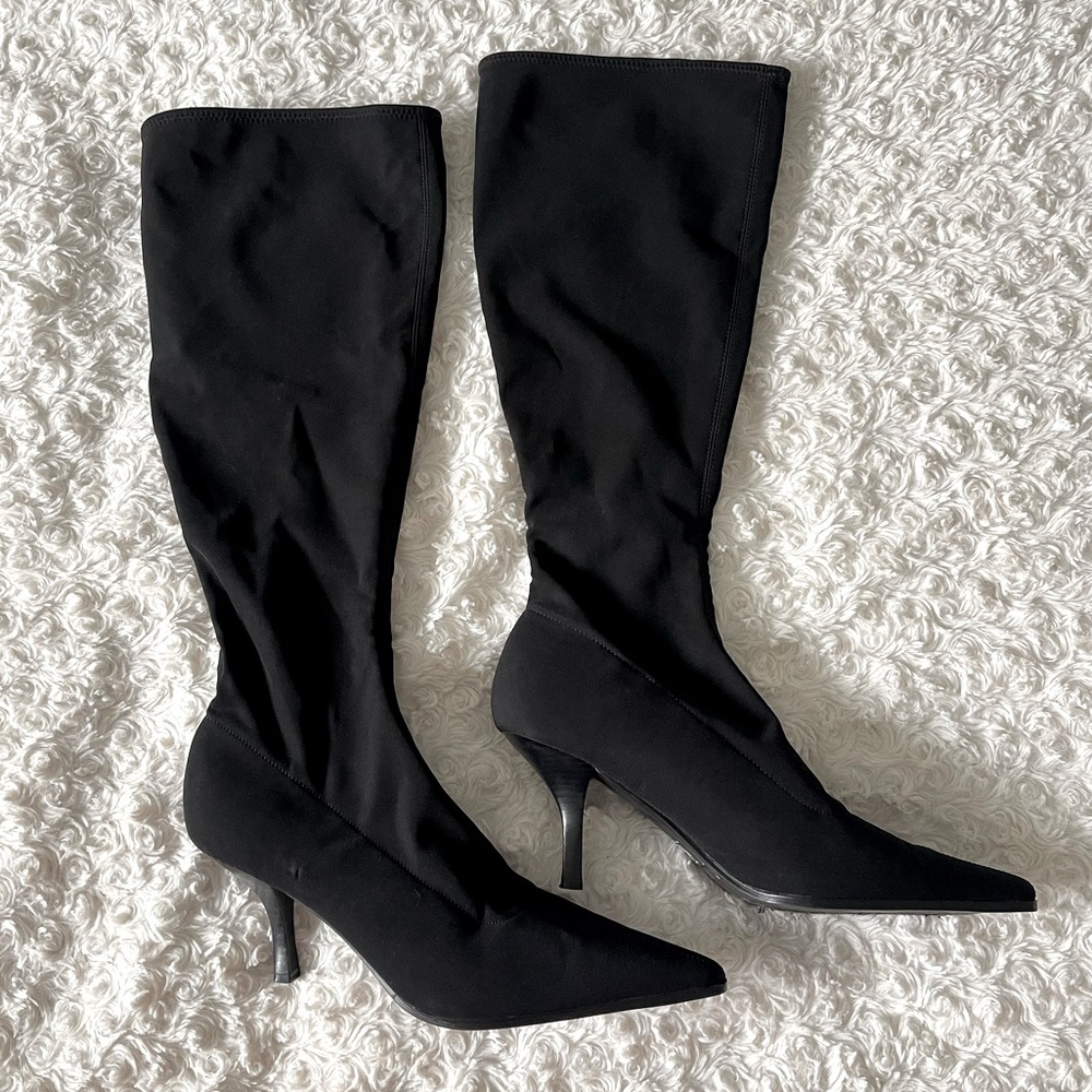 Madison Studio Pointed Toe High Heel Boots Sz 9.5